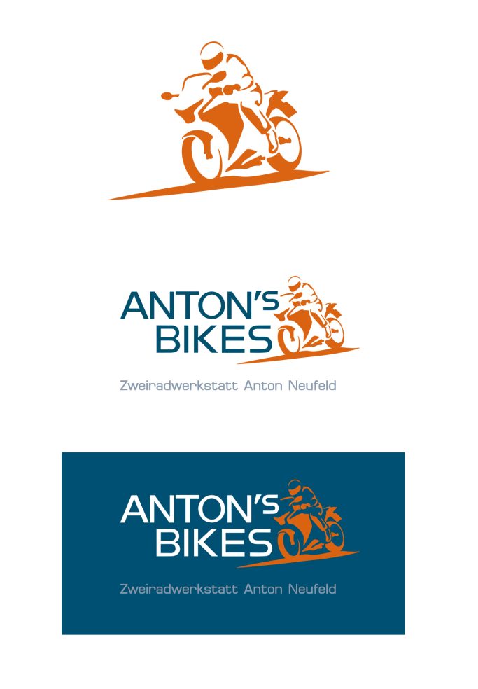Logo & Corporate Design Logodesign & Corporate Design für eine Motorrad-Werkstatt inkl. Visitenkarten, Briefpapier, Stempel